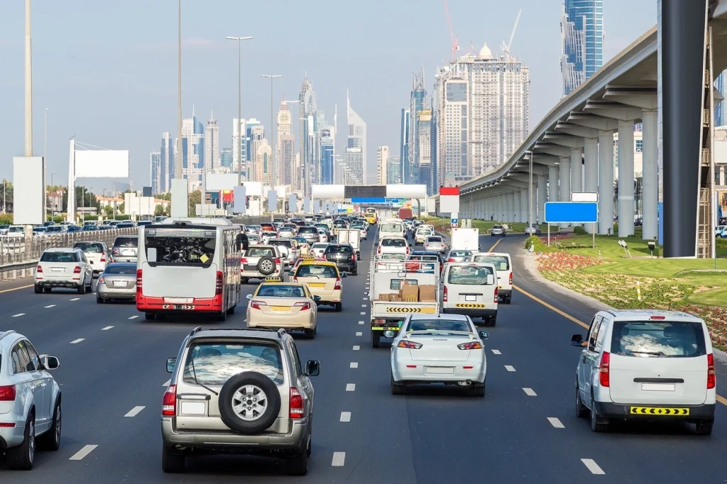 رانندگی بی احتیاطانه در دبی